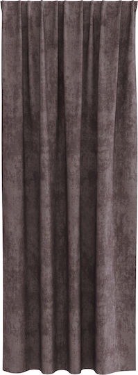 vidaXL Комплект Пердета И Завеси С Копчета Кафяви 140x225см