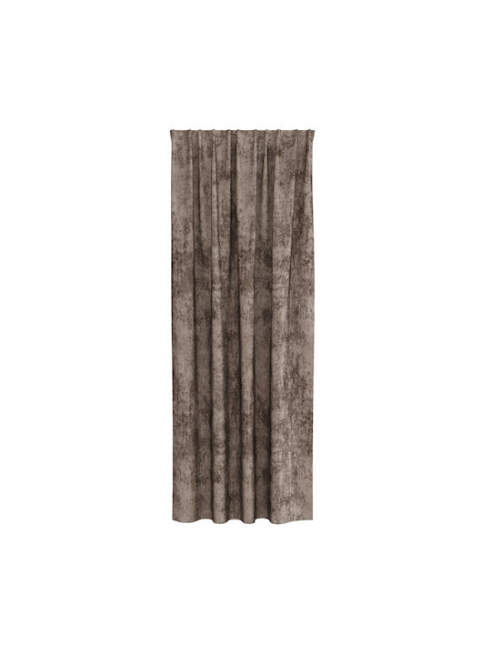 vidaXL vidaXL Window Curtain Set with Tab Top Brown 140x260cm