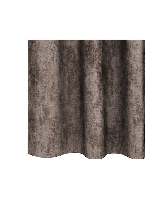 vidaXL vidaXL Window Curtain Set with Tab Top Brown 140x260cm