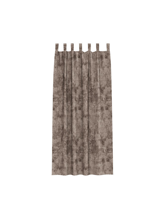 vidaXL vidaXL Window Curtain Set with Tab Top Brown 140x225cm