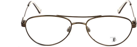 Tod's Männlich Metallisch Brillenrahmen Gray TO5006 036