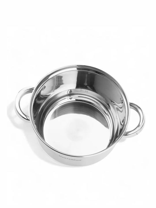 Masterpan Βαθιά Ανοξείδωτη Κατσαρόλα 2.1lt / 16cm