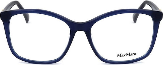 Max Mara Γυναικείος Σκελετός Γυαλιών σε Μπλε Χρώμα MM 5023 090
