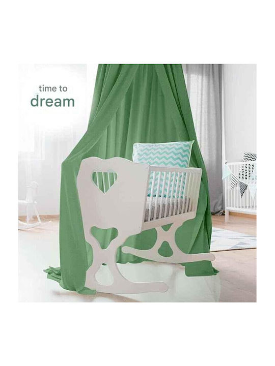 Plasă de țânțari Pentru Patut Din bumbac DRXQGB3BM Ecru 226x260cm