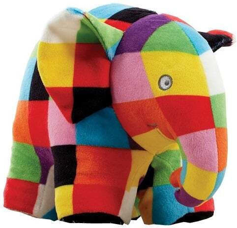 Rainbow Designs Plush Elephant for Newborns 17 cm