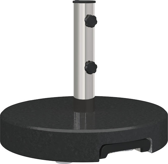 vidaXL Umbrella Stand made of Cement Black