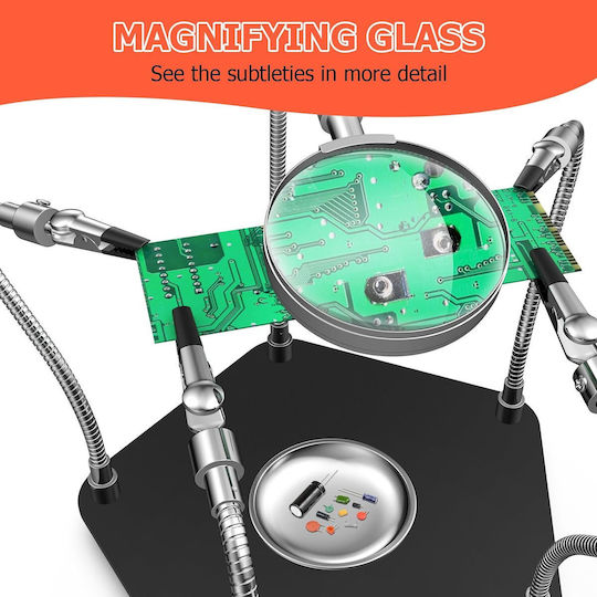 Soldering Support Magnifying Glass Power Tool Stand Lötkolben