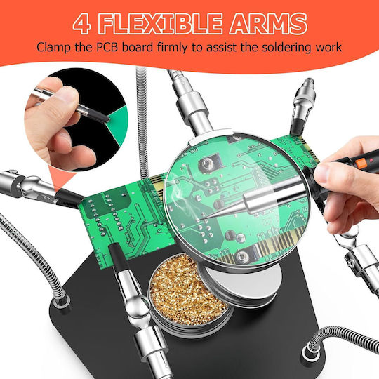 Soldering Support Magnifying Glass Power Tool Stand Lötkolben