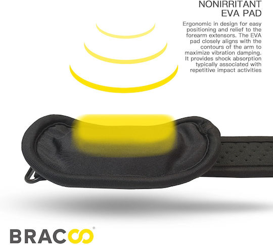 Bracoo Ep43 Elbow Brace for Epicondylitis Tennis Golf Elbow 3D Ergo EVA Pad