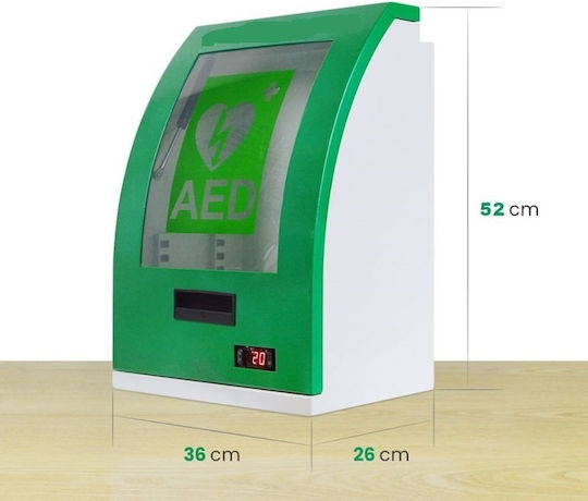 Metal Defibrillator Cabinet M8 Outdoor Alarm