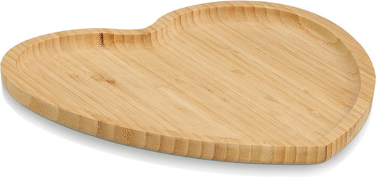 Wooden Cheese Serving Platter 27x25cm