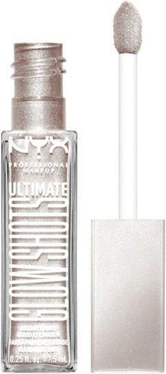 NYX Professional Makeup Ultimate Glow Shots Eye Shadow in Liquid Form with Beige Colour 7.5ml