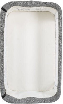 Moni Cradle-Park Mika with Mattress and Wheels Gray