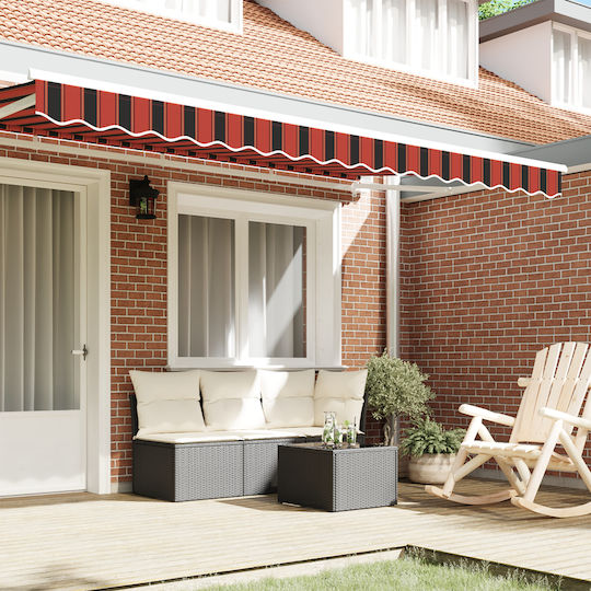 vidaXL Material pentru copertină Multicolor 0.2x3.8m