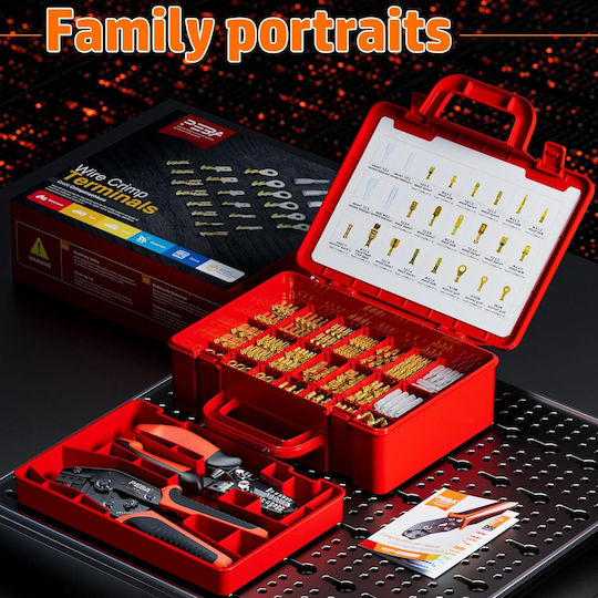 Crimping Pliers for Cross-Section Range 0.25 - 2.5mm²