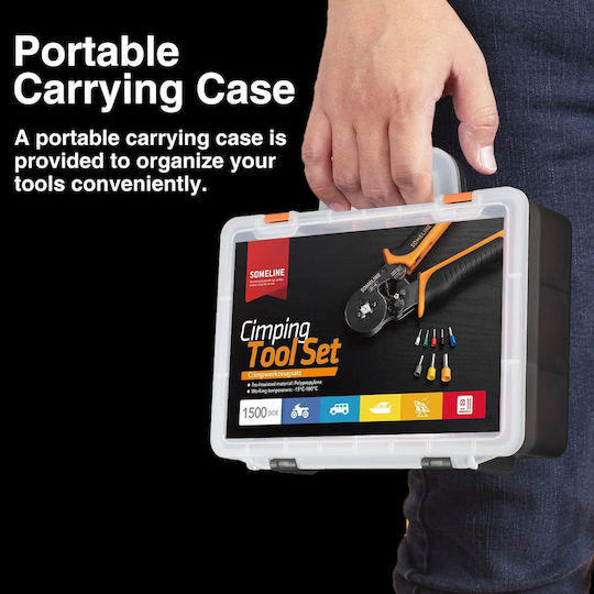 Connector Crimping Pliers Cross-Section Range 0.25 - 10mm²