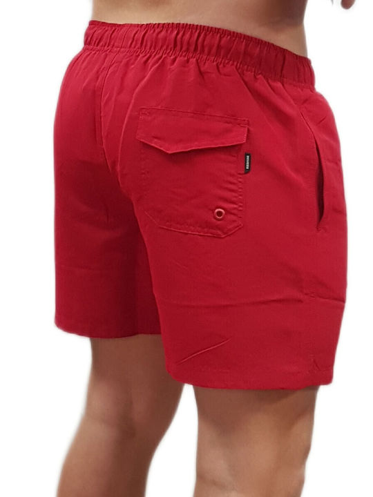 Rebase Herren Badehose Shorts Scarlet Red
