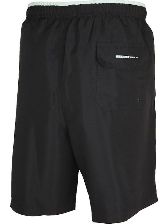 Men's Swimwear Bermuda Black with Patterns