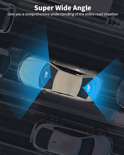 Dual Dash Camera DVR Auto cu Ecran pentru Parbriz