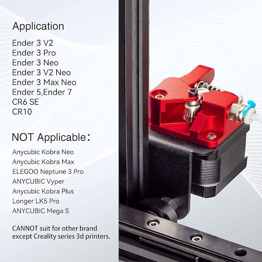 Accesorii Pentru Imprimante 3D Extruder Dual Gear Metal Tension Spring Ender 3 V2 Ender 3 Pro Ender 3 Neo Series Ender 5 Series Cr10 Voxelab Aquila 3d Printer Tpu Compatibil