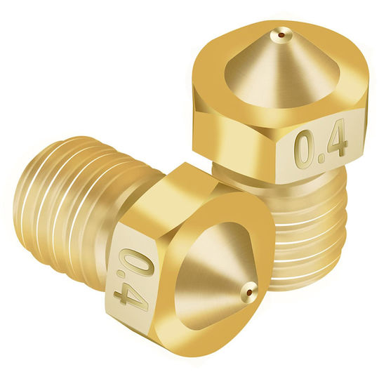 Set Duză Pentru Imprimante 3D 30 Bucăți 0.2 Mm 0.3 Mm 0.4 Mm 0.6 Mm 0.8 Mm 1.0 Mm Cupru Șurub M6 1.75 Mm Filament Curățare Tije V5 V6 Hotend