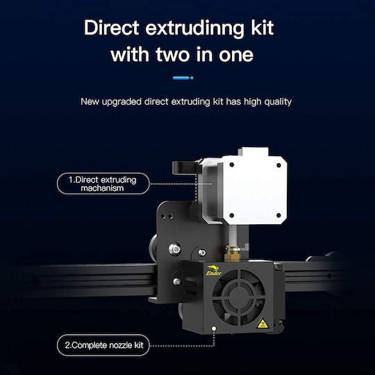 Kit Duză Direct Extruder 1.75 Mm Creality 42-40 Motor Pas ă Cap de Tipărire Cabluri de Conectare Ender 3 Ender 3 Pro Ender 3 V2
