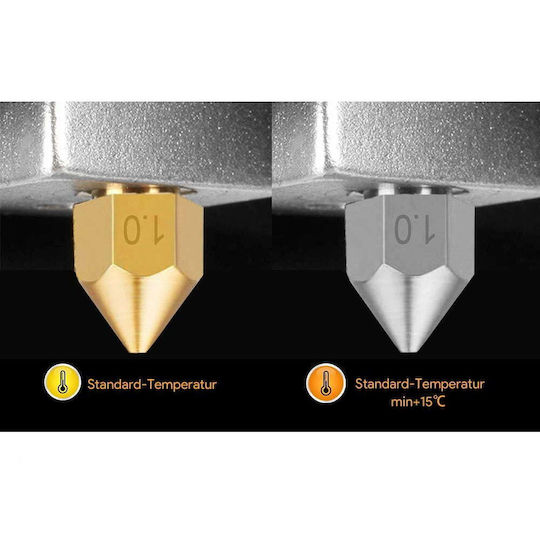 Set Duză Pentru Imprimante 3D 20 Bucăți 12 Duză Cupru 8 Duză Oțel Inoxidabil Mk8 0.2 Mm 0.4 Mm 0.6 Mm 0.8 Mm 1.0 Mm Unelte De Curățare Anycubic Mega Creality Cr-10 Ender