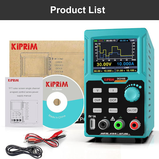 Surse de Alimentare pentru Laborator Programabile 0-30 V 0-10 A Ecran Led Interfață Usb Control Ventilator Răcire Port Încărcare 5V Protecție La Suprasarcină Ocp Protecție La Tensiune Înaltă Ovp Multifuncțional