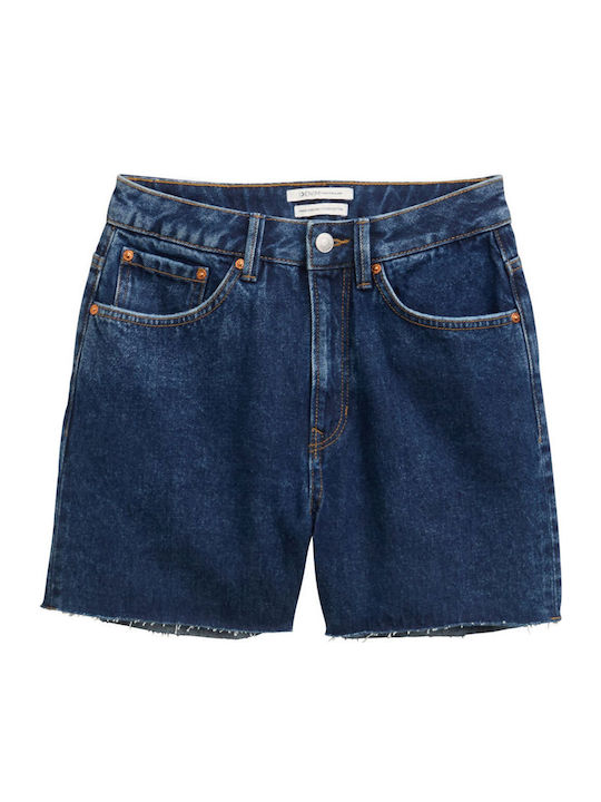 Γυναικείο Σορτς Used Mid Stone Blue Denim