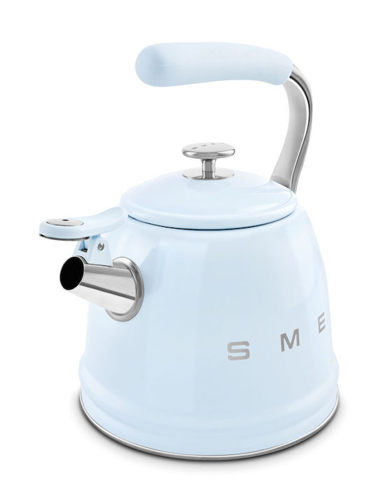 Smeg Τσαγιέρα Ανοξείδωτη Λευκή 2300ml