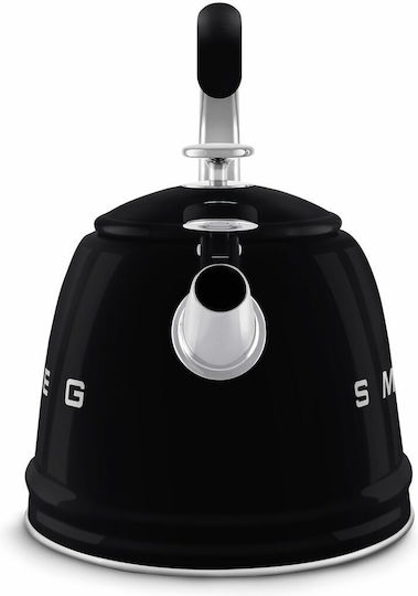 Smeg Τσαγιέρα Ανοξείδωτη Μαύρη 2300ml