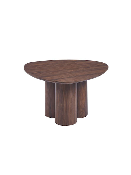 Lebron Oval Zentral Kaffeetisch aus Holz Karydi M80xP80xH45cm