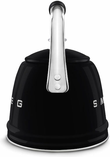 Smeg Τσαγιέρα Ανοξείδωτη Μαύρη 2300ml
