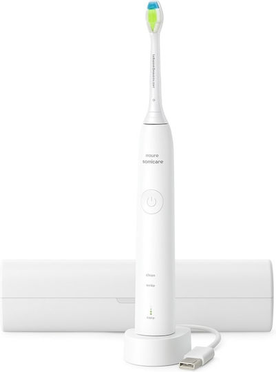 Philips Ηλεκτρική Οδοντόβουρτσα με Αισθητήρα Πίεσης HX7110/02 Λευκή