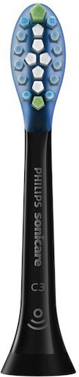 Philips Sonicare C3 Premium Plaque Defence Electric Toothbrush Replacement Heads Black HX9042/88 2pcs