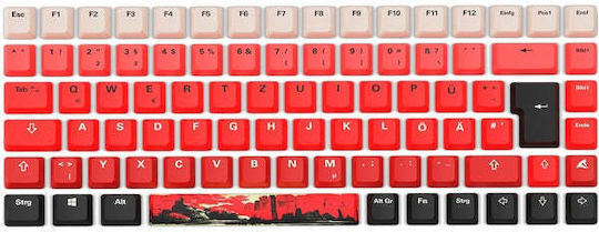 Sharkoon SKILLER SGK50 S3 Gaming Mechanische Tastatur mit RGB-Beleuchtung (Englisch US) Bundle D3