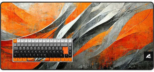 Sharkoon SKILLER SGK50 S3 Mouse Pad με Στήριξη Καρπού και RGB Φωτισμό μέσω USB Πορτοκαλί