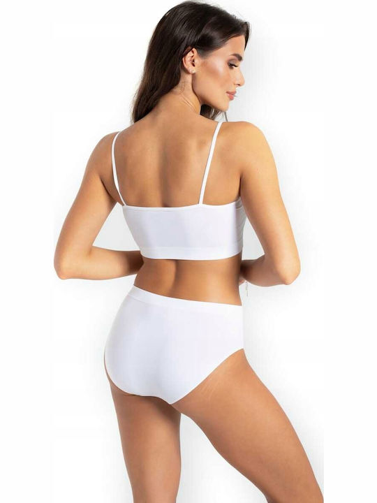 Gatta Seamless White Women's Briefs