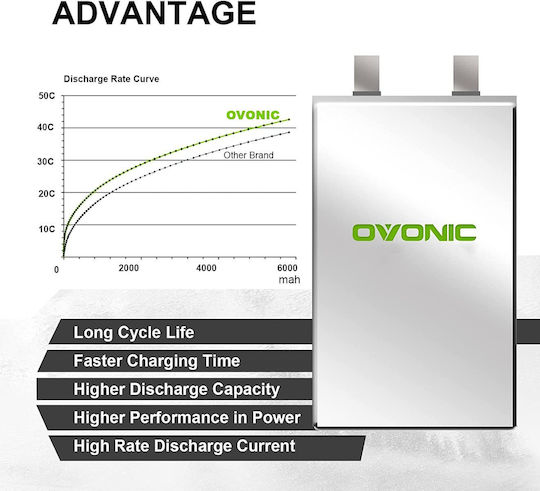 Baterie Lipo 11.1V 6000mAh Reîncărcabilă Deans T Plug Rată de Descărcare 50c FPV UAV RC Quadcopters