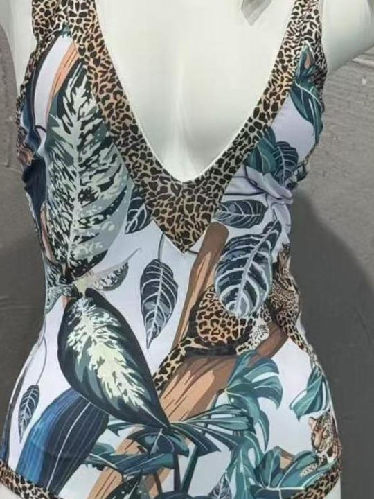 Multicolour One Piece Swimsuit
