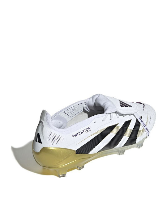 adidas Predator Elite Football Shoes with Cleats White