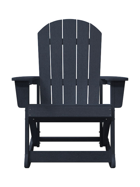 Scaun balansoar Lemn Navy Blue 73.5x92x90cm