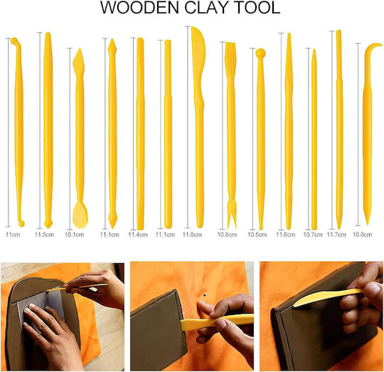 Set 55 Modeling Tools Clay Sculpting Knives Craft Instruments Clay Plasticine Ceramics Hobbyists Professionals