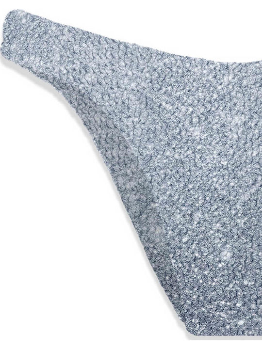 MC2 Elise Wcrinkle Bikini Slip Blue