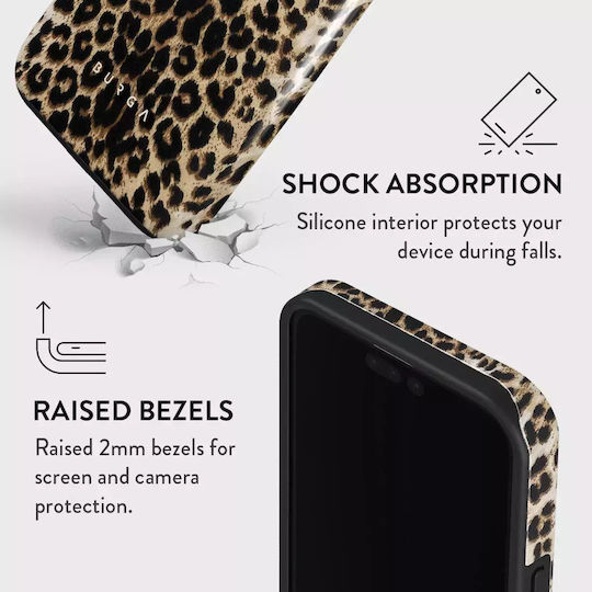 Burga Fashion Tough Back Cover Plastic / Silicone Black (iPhone 15 Pro)