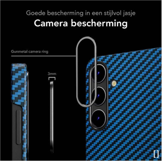 Nekit Umschlag Rückseite Aramid Fiber 1mm Blau (Galaxy S25)