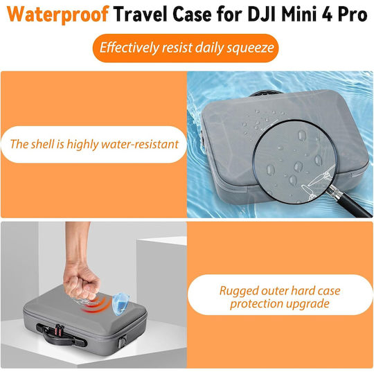 Geantă de transport Gri pentru DJI Mini 4 Pro 32x9x24cm