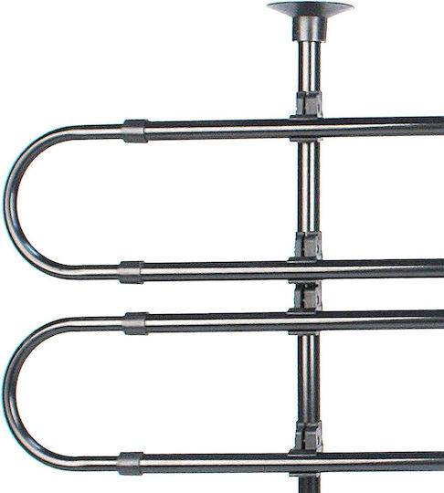 Separator Universal Pentru Câini Pentru Mașină Lățime Reglabilă De La 86 Cm La 150 Cm Înălțime Reglabilă De La 63 Cm La 110 Cm Ușor De Instalare Negru Din Metal