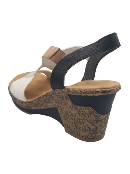 Din piele Sandale Anatomici Multicolor