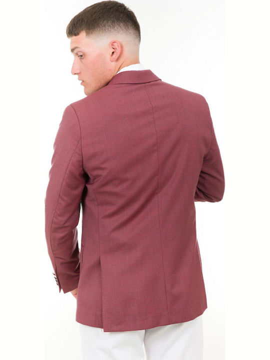 Men's Suit Jacket Pomegranate